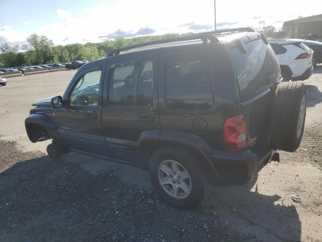 1J8GL58K14W324577 - 2004 JEEP LIBERTY LIMITED BLACK photo 2