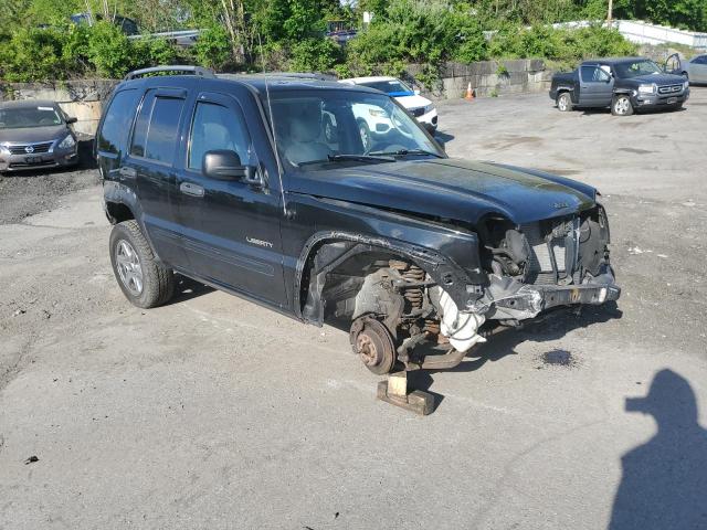 1J8GL58K14W324577 - 2004 JEEP LIBERTY LIMITED BLACK photo 4