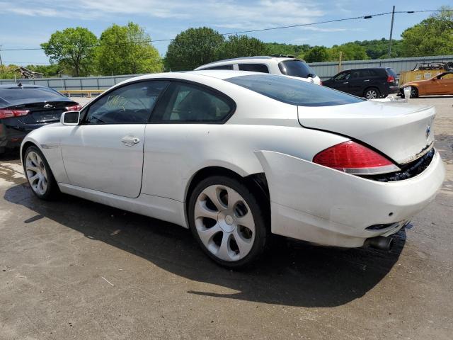 WBAEH73485B216094 - 2005 BMW 645 CI AUTOMATIC WHITE photo 2