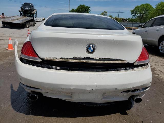WBAEH73485B216094 - 2005 BMW 645 CI AUTOMATIC WHITE photo 6
