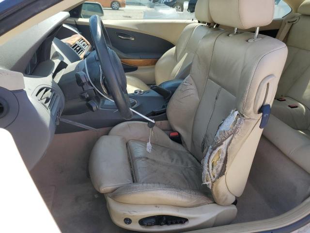 WBAEH73485B216094 - 2005 BMW 645 CI AUTOMATIC WHITE photo 7