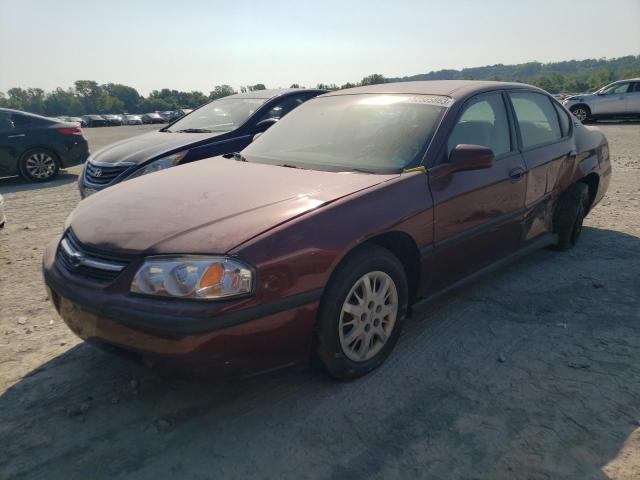 2G1WF52E619329767 - 2001 CHEVROLET IMPALA MAROON photo 1