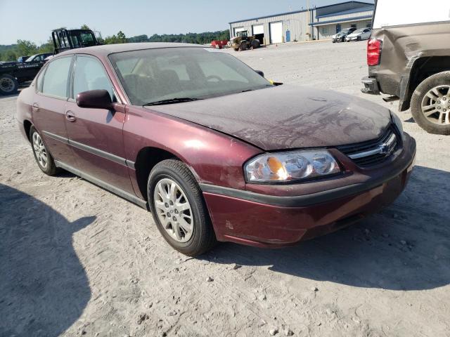 2G1WF52E619329767 - 2001 CHEVROLET IMPALA MAROON photo 4