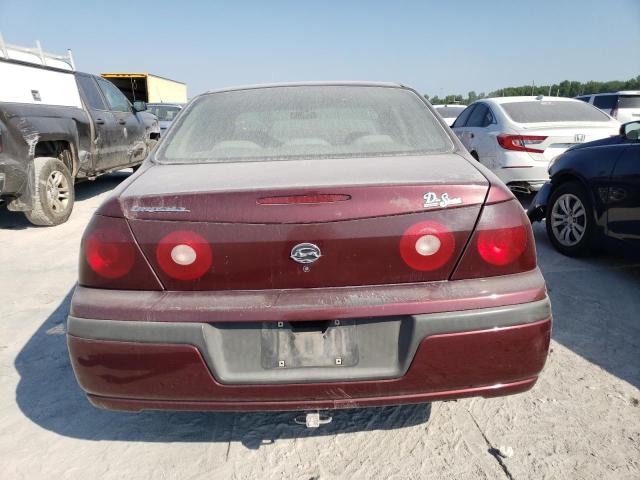 2G1WF52E619329767 - 2001 CHEVROLET IMPALA MAROON photo 6