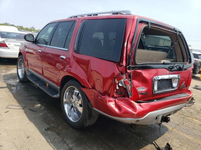 5LMPU28A6YLJ00599 - 2000 LINCOLN NAVIGATOR 红色 照片 2