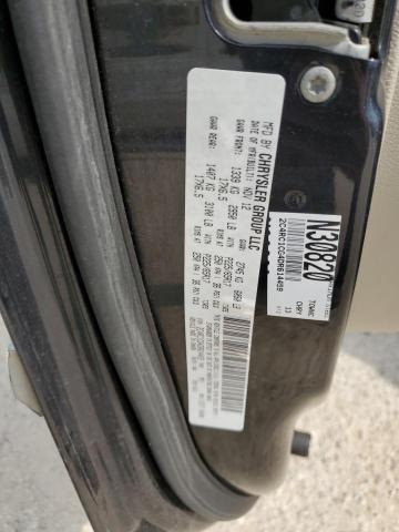 2C4RC1CG4DR614459 - 2013 CHRYSLER TOWN & COU TOURING L BLACK photo 12