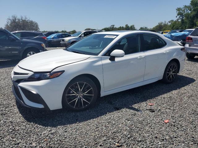 4T1S11AKXRU903222 - 2024 TOYOTA CAMRY SE NIGHT SHADE WHITE photo 1