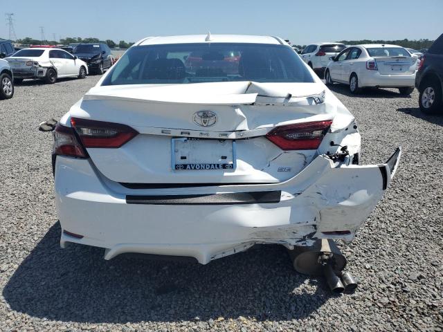 4T1S11AKXRU903222 - 2024 TOYOTA CAMRY SE NIGHT SHADE WHITE photo 6