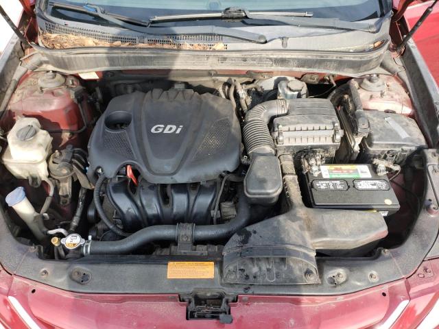 5NPEB4AC6DH558783 - 2013 HYUNDAI SONATA GLS RED photo 11