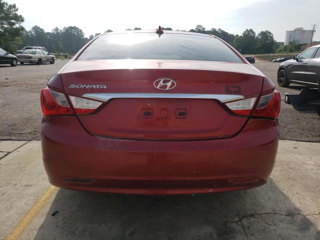 5NPEB4AC6DH558783 - 2013 HYUNDAI SONATA GLS RED photo 6