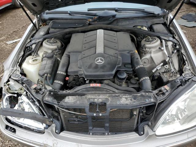 WDBNG83J04A430307 - 2004 MERCEDES-BENZ S 430 4MATIC SILVER photo 11