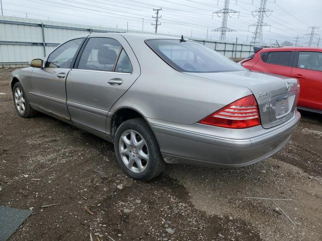 WDBNG83J04A430307 - 2004 MERCEDES-BENZ S 430 4MATIC SILVER photo 2