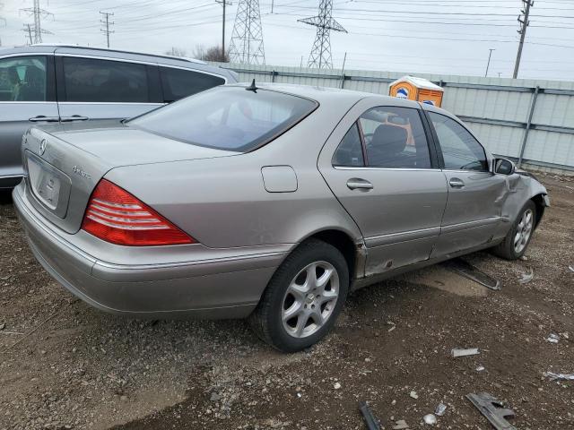 WDBNG83J04A430307 - 2004 MERCEDES-BENZ S 430 4MATIC SILVER photo 3