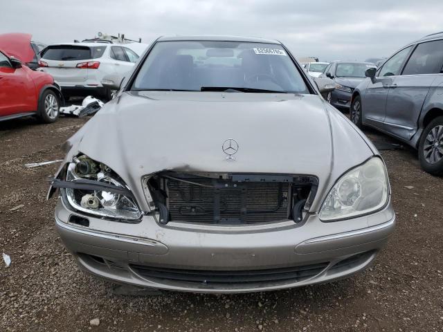 WDBNG83J04A430307 - 2004 MERCEDES-BENZ S 430 4MATIC SILVER photo 5
