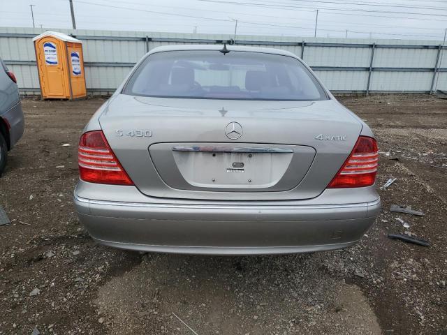 WDBNG83J04A430307 - 2004 MERCEDES-BENZ S 430 4MATIC SILVER photo 6