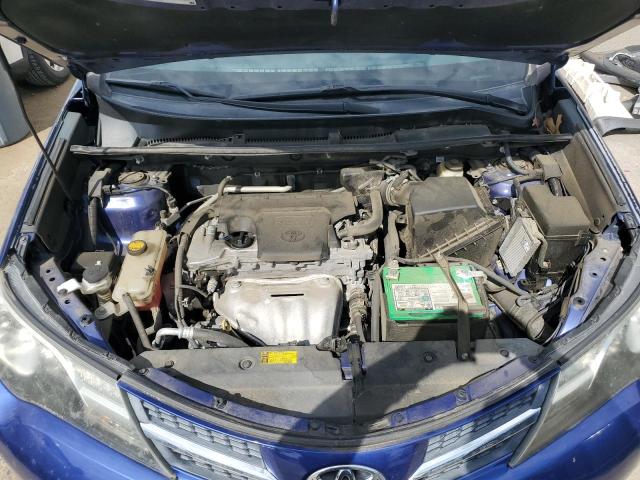 2T3BFREV7FW288510 - 2015 TOYOTA RAV4 LE BLUE photo 12