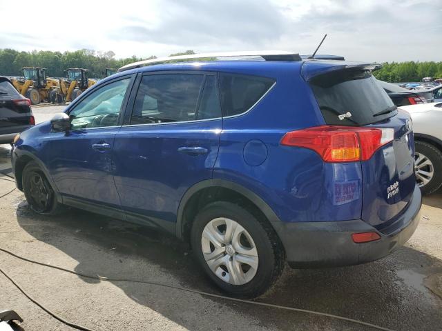 2T3BFREV7FW288510 - 2015 TOYOTA RAV4 LE BLUE photo 2