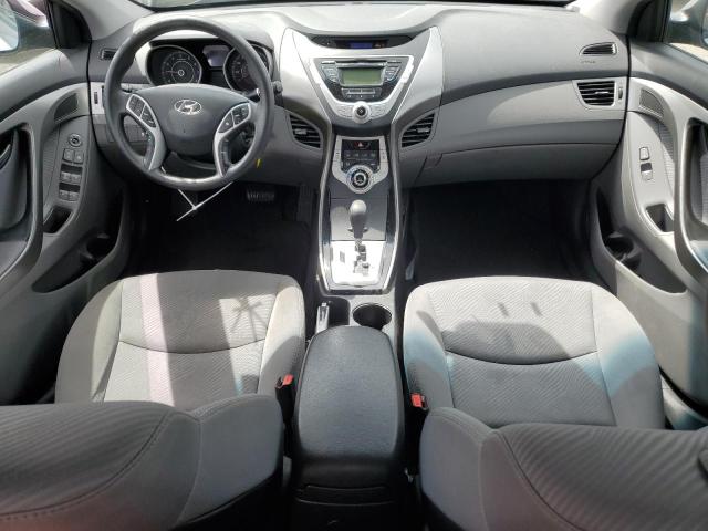 KMHDH4AE6CU413318 - 2012 HYUNDAI ELANTRA GLS GRAY photo 8