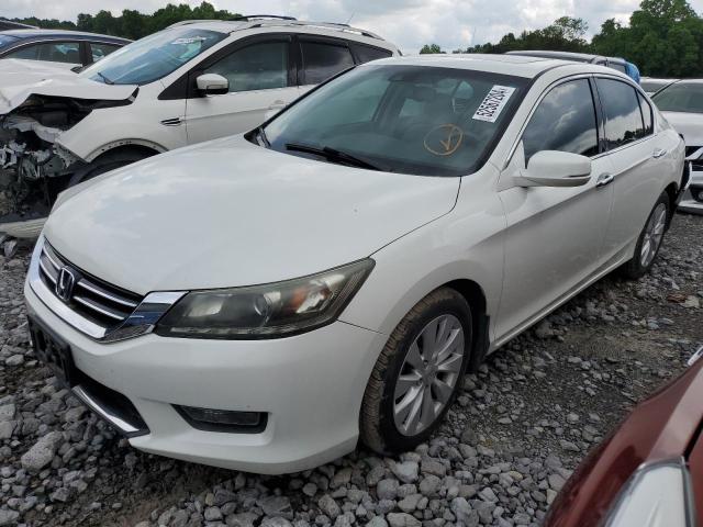 1HGCR3F84EA037119 - 2014 HONDA ACCORD EXL WHITE photo 1