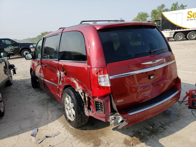 2C4RC1BG3DR525547 - 2013 CHRYSLER TOWN & COU TOURING 栗色 照片 2