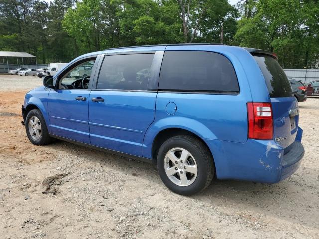 2D8HN44H78R802902 - 2008 DODGE GRAND CARA SE BLUE photo 2