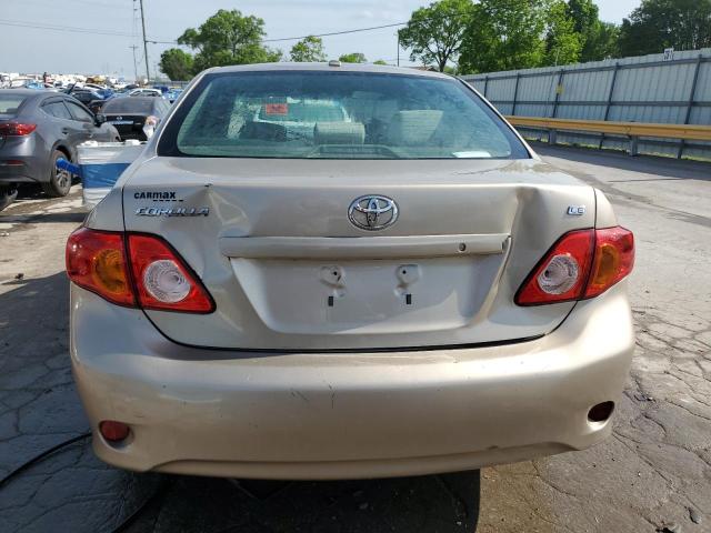 2T1BU4EE5AC374717 - 2010 TOYOTA COROLLA BASE TAN photo 6