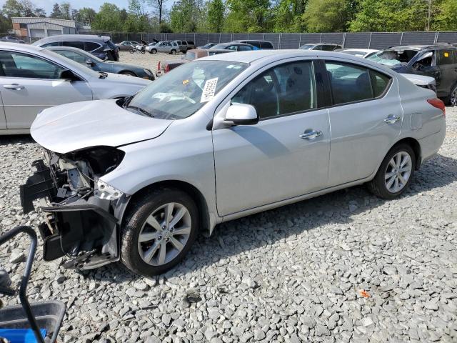 3N1CN7AP9EL866828 - 2014 NISSAN VERSA S SILVER photo 1