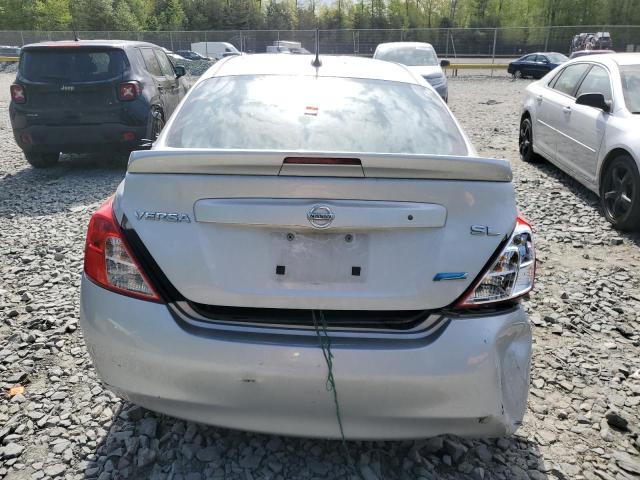 3N1CN7AP9EL866828 - 2014 NISSAN VERSA S SILVER photo 6