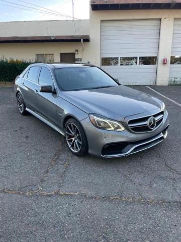 WDDHF7GB2EA964379 - 2014 MERCEDES-BENZ E 63 AMG-S GRAY photo 1