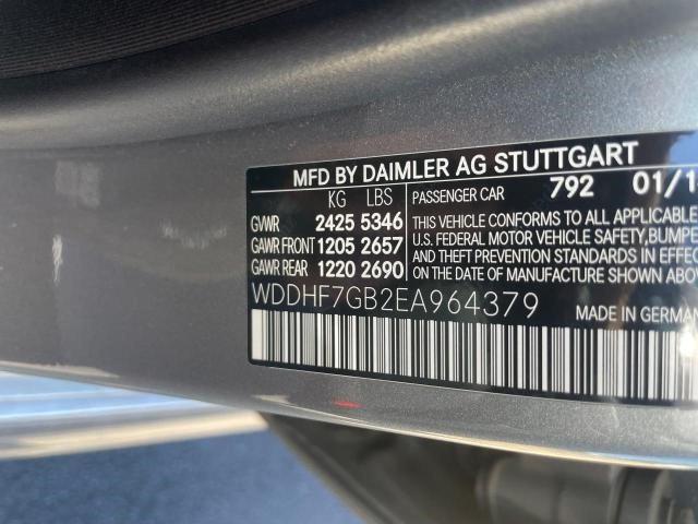 WDDHF7GB2EA964379 - 2014 MERCEDES-BENZ E 63 AMG-S GRAY photo 10