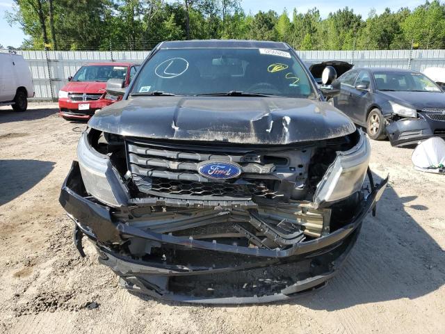 1FM5K8AR8HGC35501 - 2017 FORD EXPLORER POLICE INTERCEPTOR BLACK photo 5