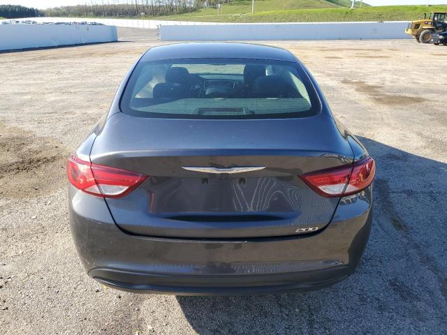 1C3CCCFB9GN192129 - 2016 CHRYSLER 200 LX GRAY photo 6