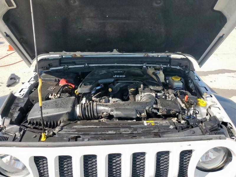 1C4HJXDG3KW602472 - 2019 JEEP WRANGLER U SPORT Սպիտակ լուսանկար 12