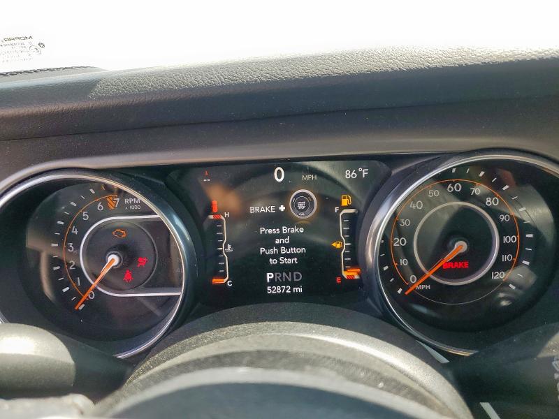 1C4HJXDG3KW602472 - 2019 JEEP WRANGLER U SPORT Սպիտակ լուսանկար 9