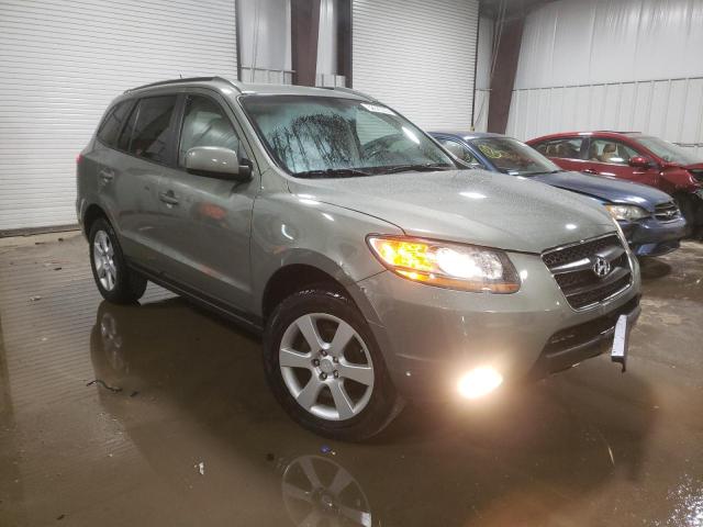 5NMSH73E87H077985 - 2007 HYUNDAI SANTA FE SE GREEN photo 4