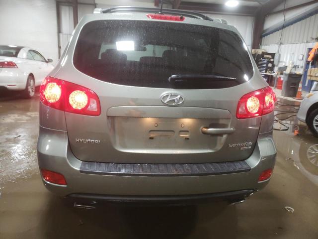 5NMSH73E87H077985 - 2007 HYUNDAI SANTA FE SE GREEN photo 6