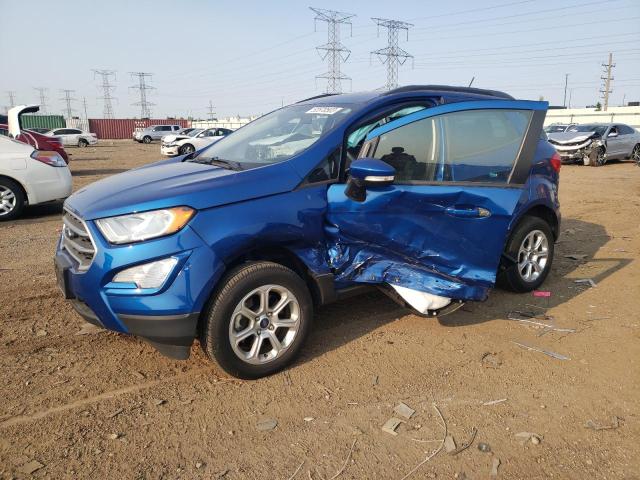 MAJ6P1UL8JC237664 - 2018 FORD ECOSPORT SE BLUE photo 1