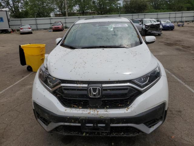 2HKRW2H88NH603462 - 2022 HONDA CR-V EXL WHITE photo 5