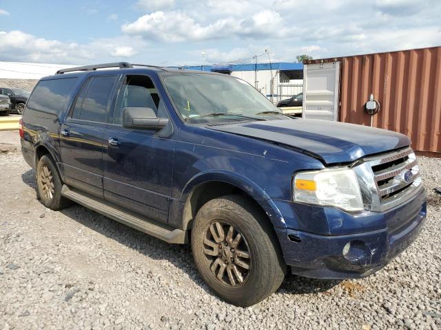 1FMJK1H55BEF15520 - 2011 FORD EXPEDITION EL XLT BLUE photo 4