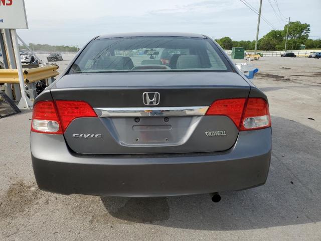 2HGFA1F91AH527126 - 2010 HONDA CIVIC EXL GRAY photo 6