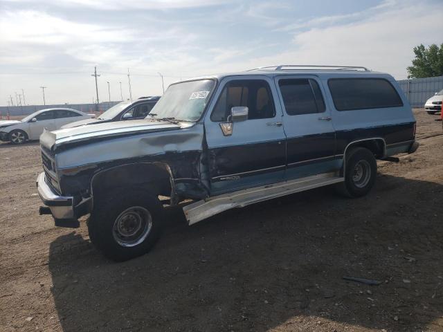 1GNEV16K8KF139208 - 1989 CHEVROLET SUBURBAN V1500 TWO TONE photo 1