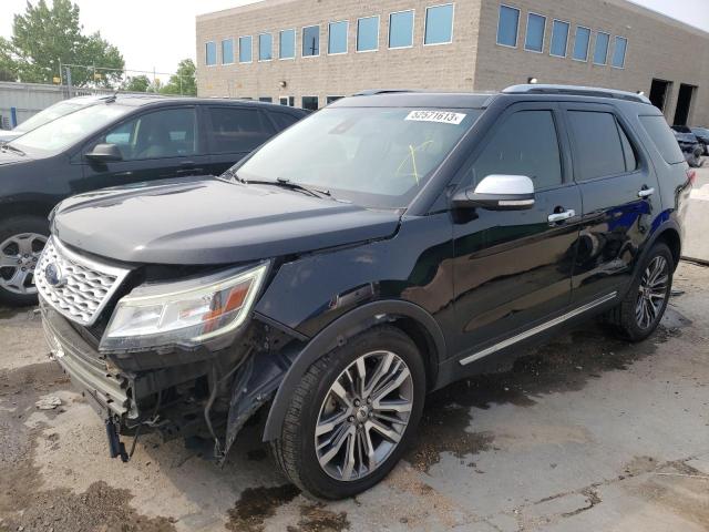 1FM5K8HT4GGB85888 - 2016 FORD EXPLORER PLATINUM BLACK photo 1