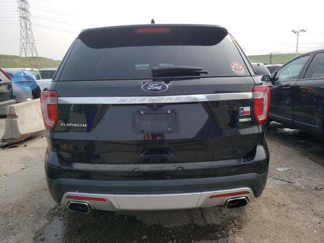 1FM5K8HT4GGB85888 - 2016 FORD EXPLORER PLATINUM BLACK photo 6