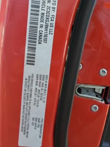 2C3CDXGJ9NH176707 - 2022 DODGE CHARGER SCAT PACK RED photo 13