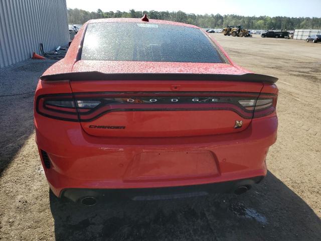 2C3CDXGJ9NH176707 - 2022 DODGE CHARGER SCAT PACK RED photo 6
