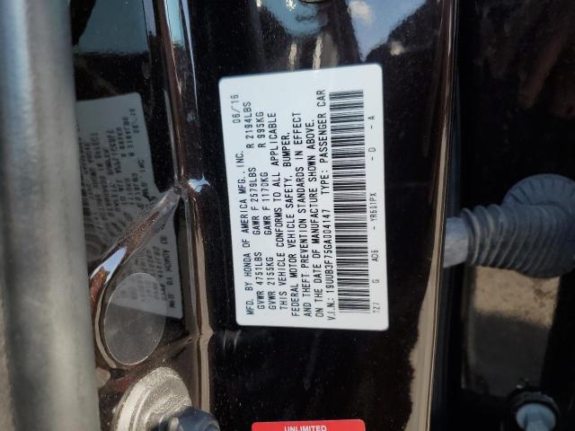 19UUB3F75GA004147 - 2016 ACURA TLX ADVANCE BROWN photo 12