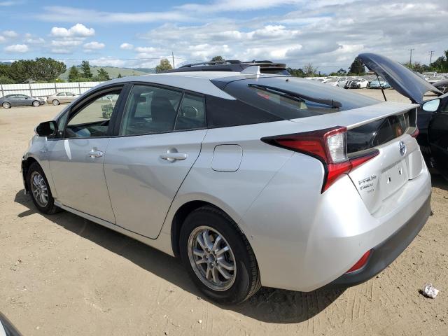 JTDL9RFU6L3018815 - 2020 TOYOTA PRIUS LE SILVER photo 2