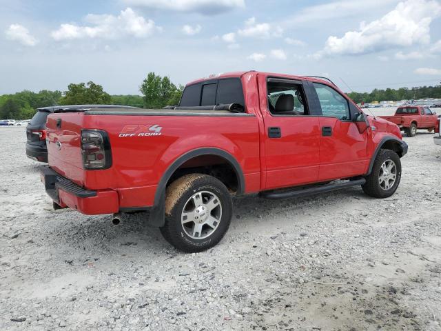 1FTPW14514KD28336 - 2004 FORD F150 SUPERCREW RED photo 3