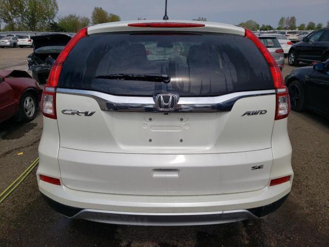 2HKRM4H47GH112429 - 2016 HONDA CR-V SE WHITE photo 6