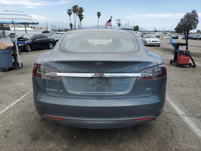 5YJSA1CNXCFP03209 - 2012 TESLA MODEL S GRAY photo 6